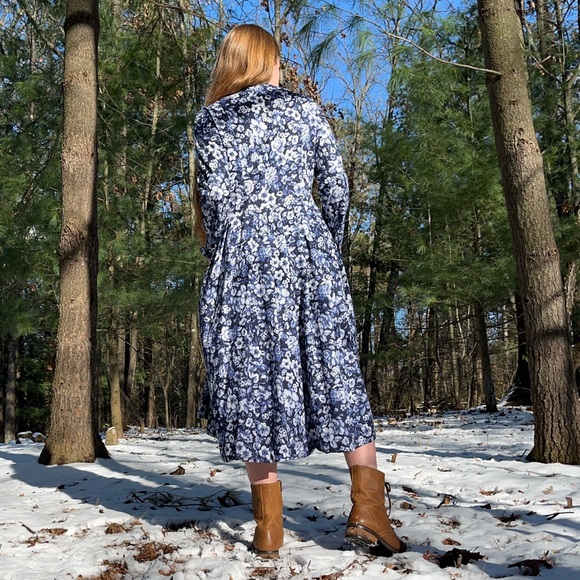 90s Laura Ashley Floral Dress - Picture 15 of 16